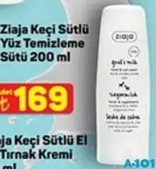 ZİAJA KEÇİ SÜTLÜ YÜZ TEMİZLEME SÜTÜ 200 ML